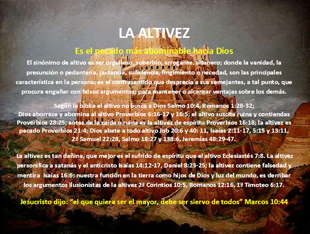 La altivez